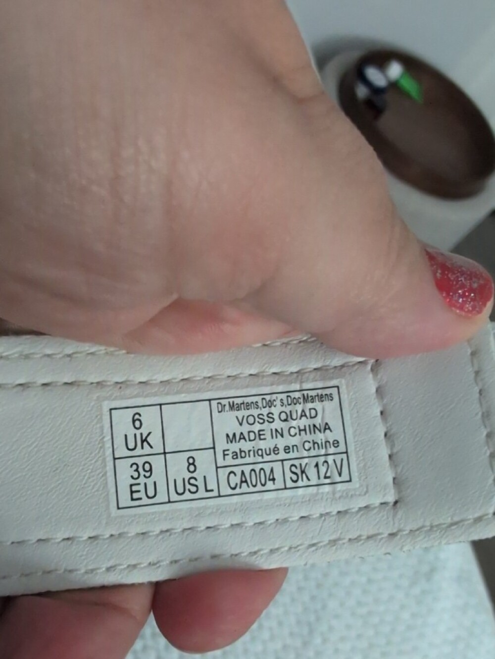 Dr. Martens Voss Quad White Hydro Platform Sandals - Picture 6 of 7